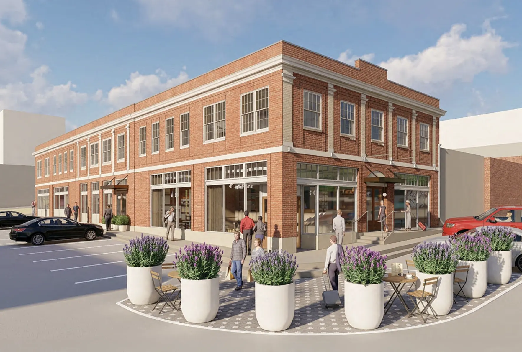 Cordell Hotel rebuilt rendering